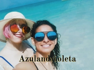 Azulandvioleta