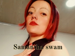 Samantha_swam